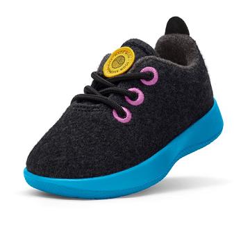 Αθλητικά Παπούτσια Allbirds Smallbirds Μαλλί Runner παιδικα μπλε μαυρα | GR4863OR