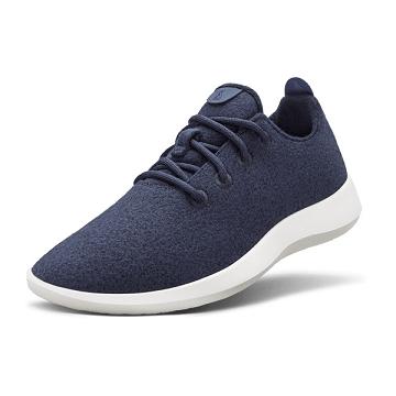 Αθλητικά Παπούτσια Allbirds Μαλλί Runner ανδρικα σκουρο μπλε ασπρα | GR4061IS