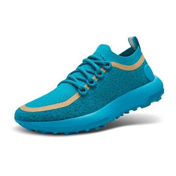 αδιαβροχα παπουτσια Allbirds Trail Runner SWT Mizzles ανδρικα τυρκουάζ | GR4244IS
