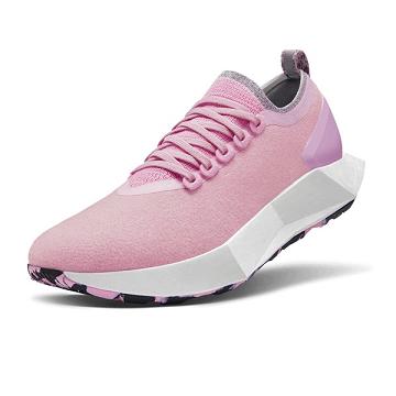 αδιαβροχα παπουτσια Allbirds Μαλλί Flyer Mizzles ανδρικα ροζ | GR4237GL