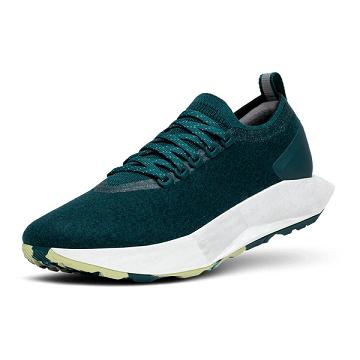 αδιαβροχα παπουτσια Allbirds Μαλλί Flyer Mizzles ανδρικα τυρκουάζ | GR4240SO