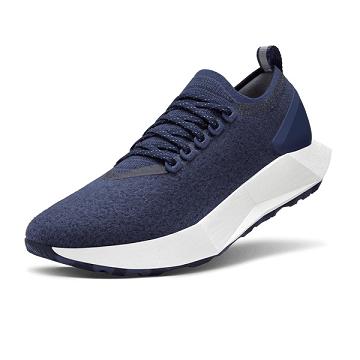 αδιαβροχα παπουτσια Allbirds Μαλλί Flyer Mizzles γυναικεια σκουρο μπλε | GR4686UT
