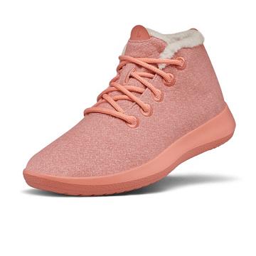 αδιαβροχα παπουτσια Allbirds Μαλλί Runner-up Mizzle Fluffs ανδρικα ροζ | GR4236HK