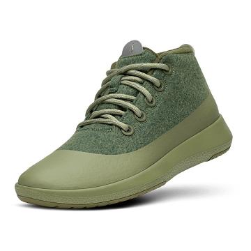αδιαβροχα παπουτσια Allbirds Μαλλί Runner-up Mizzle Plus ανδρικα Ελιά | GR4242PQ