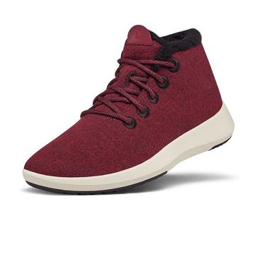 αδιαβροχα παπουτσια Allbirds Μαλλί Runner-up Mizzle Fluffs γυναικεια κοκκινα | GR4683PQ
