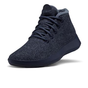 αδιαβροχα παπουτσια Allbirds Μαλλί Runner-up Mizzles γυναικεια σκουρο μπλε | GR4695BC