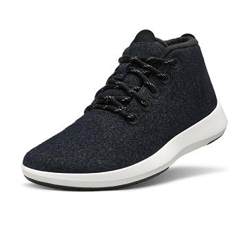 αδιαβροχα παπουτσια Allbirds Μαλλί Runner-up Mizzles γυναικεια μαυρα ασπρα | GR4703HK